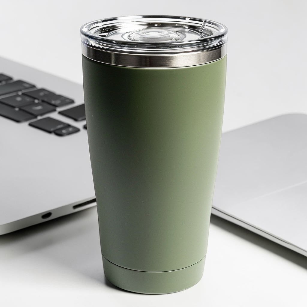 Viben Vacuum Insulated Stainless Steel Tumbler - 16oz Leak-Proof Travel Mug for Hot & Cold Drinks
