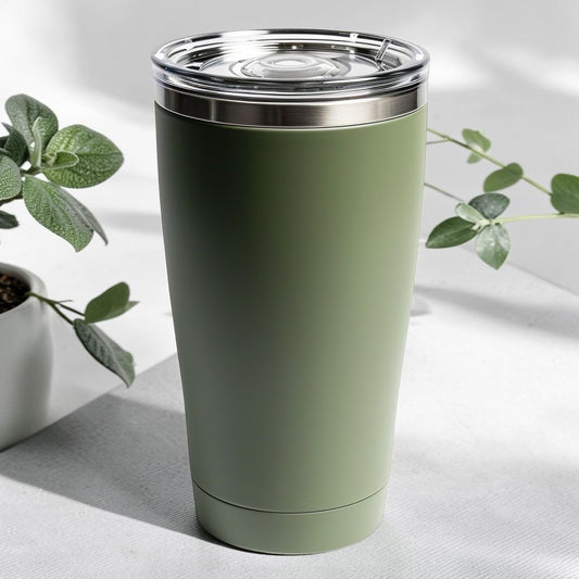Viben Vacuum Insulated Stainless Steel Tumbler - 16oz Leak-Proof Travel Mug for Hot & Cold Drinks