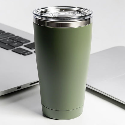 Viben Vacuum Insulated Stainless Steel Tumbler - 16oz Leak-Proof Travel Mug for Hot & Cold Drinks