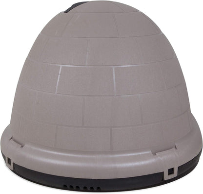 Petmate Indigo Dog House (Igloo Dog House, Made in USA with 90% Recycled Materials, All-Weather Protection Pet Shelter) for XL Dogs -90 to 125 pounds, Made in USA