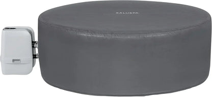 Inflatable Hot Tub Spa (71" x 26") | Portable Hot Tub with 2 Covers (1 Energy-Efficient Thermal Cover and 1 Standard Cover) | Fits Up to 2-4 Persons | Black