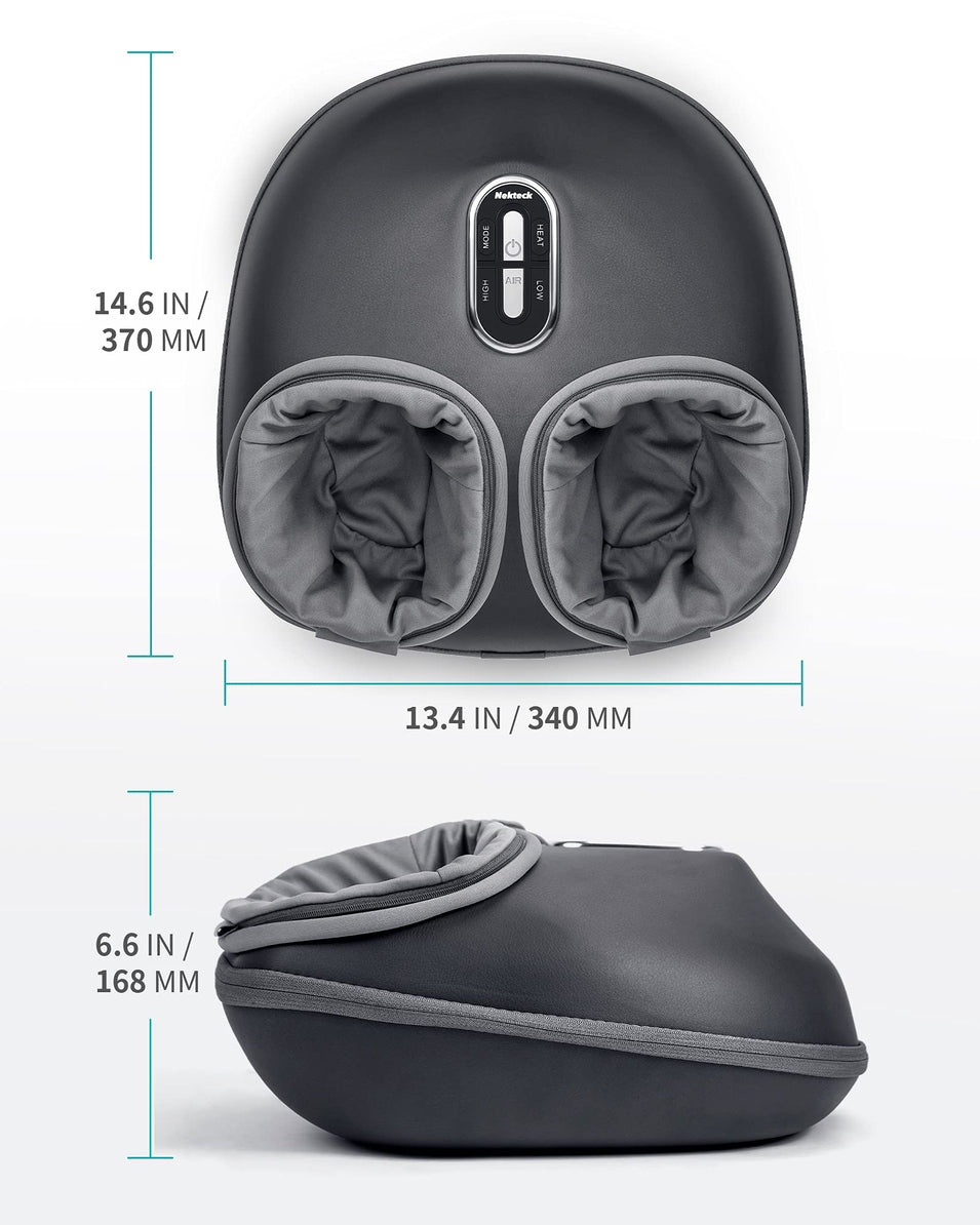 Nekteck Shiatsu Foot Massager Machine with Soothing Heat