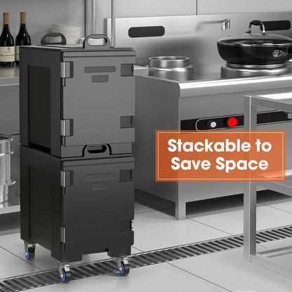 Insulated Food Pan Carrier for 5 Full-size Pans