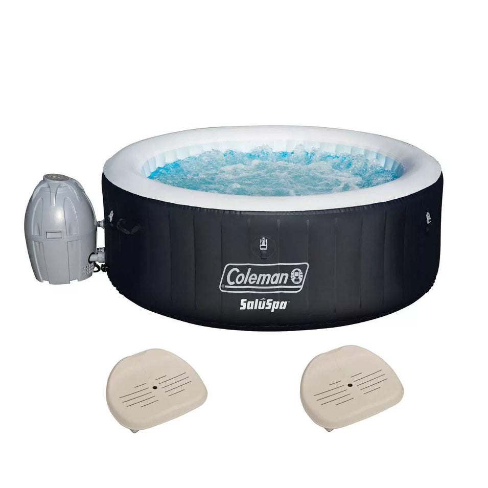 Coleman SaluSpa 4-Person Inflatable Hot Tub with 60 AirJets & Adjustable Seats