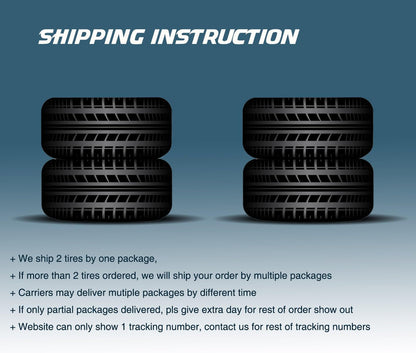set of 4 Heavy Duty Trailer Tires ST205/75R15 205 75 15 10-Ply Load Range E Steel Belted Radial w/Scuff Guard