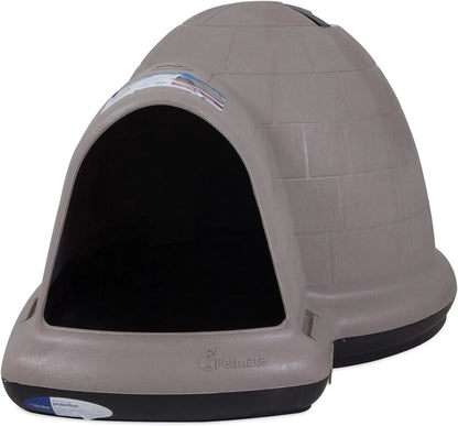 Petmate Indigo Dog House (Igloo Dog House, Made in USA with 90% Recycled Materials, All Weather Protection Pet Shelter) for XL Dogs 90 to 125 pounds, Made in USA