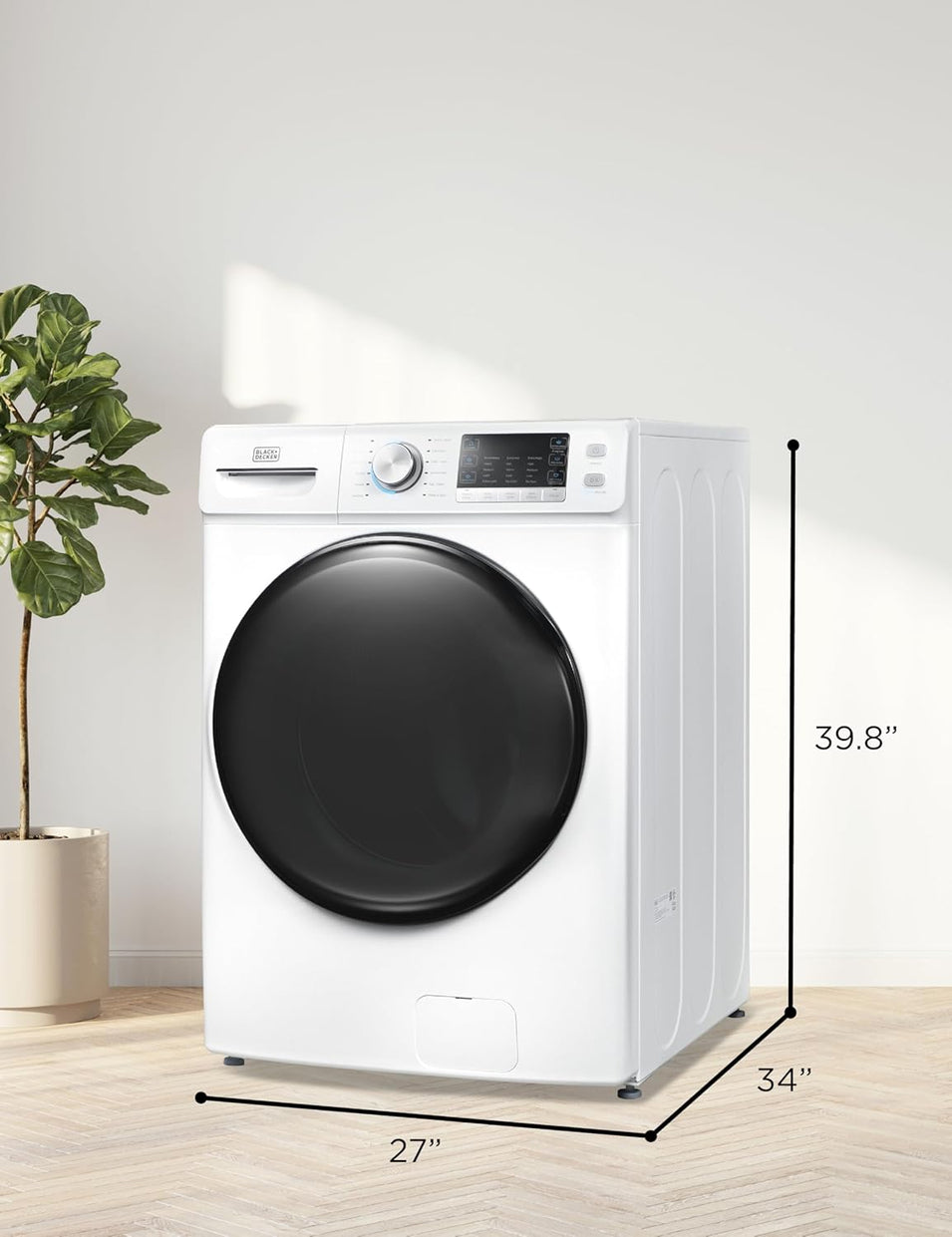 BLACK+DECKER 0.9 Cu. Ft. Portable Washing Machine - 5 Wash Cycles