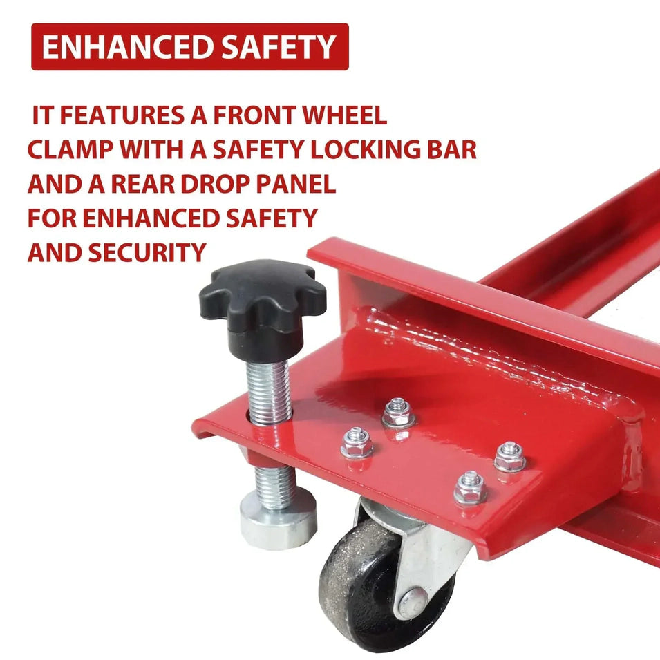 Garvee Hydraulic Motorcycle Lift - 1000lbs Capacity, Lift Hoist, Jack Stand, for Mechanics, Workshops, Homes